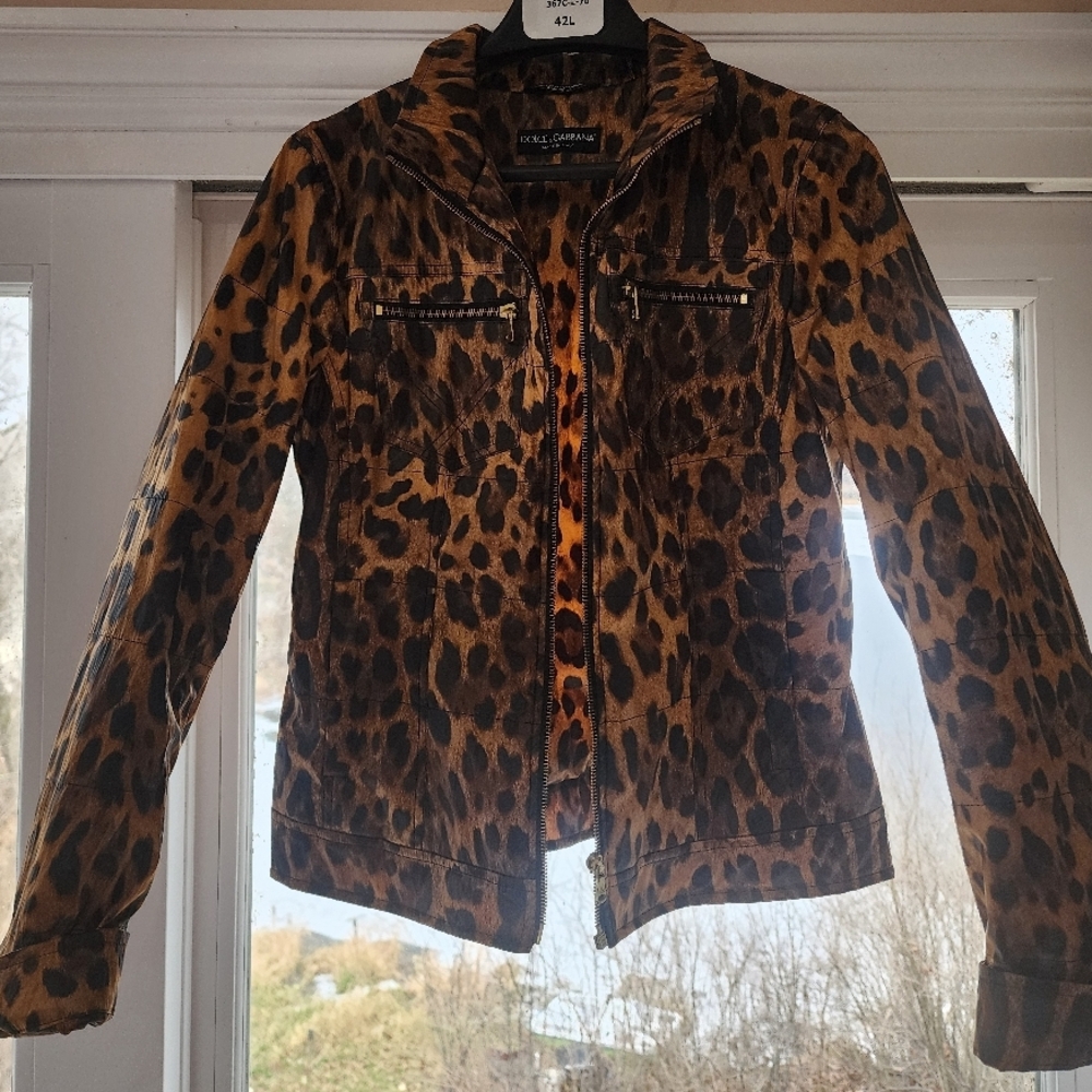 Size 46 - DOLCE & GABBANA Leopard Print Jacket - Picture 12 of 14